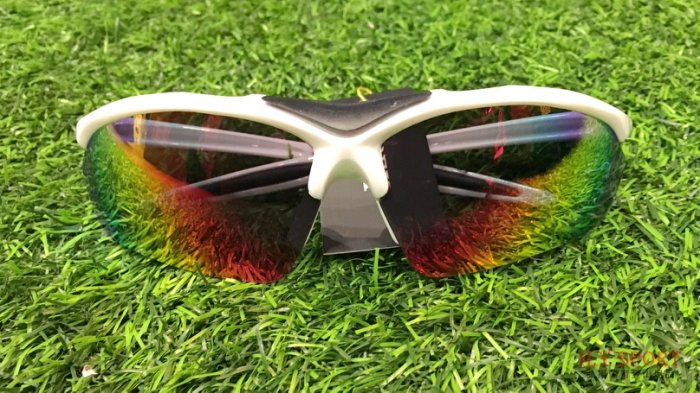 【H.Y SPORT】《APEX》防爆抗UV運動太陽眼鏡/墨鏡/過濾紫外線及強光/防爆鏡片（白）