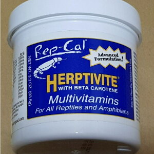 美國Rep-Cal HERPTIVITE 兩棲爬蟲綜合維生素,礦物質,胺基酸補充3.3oz/93.5g】