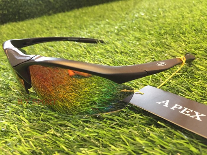【H.Y SPORT】《APEX》防爆抗UV運動太陽眼鏡/墨鏡/過濾紫外線及強光/防爆鏡片（黑）