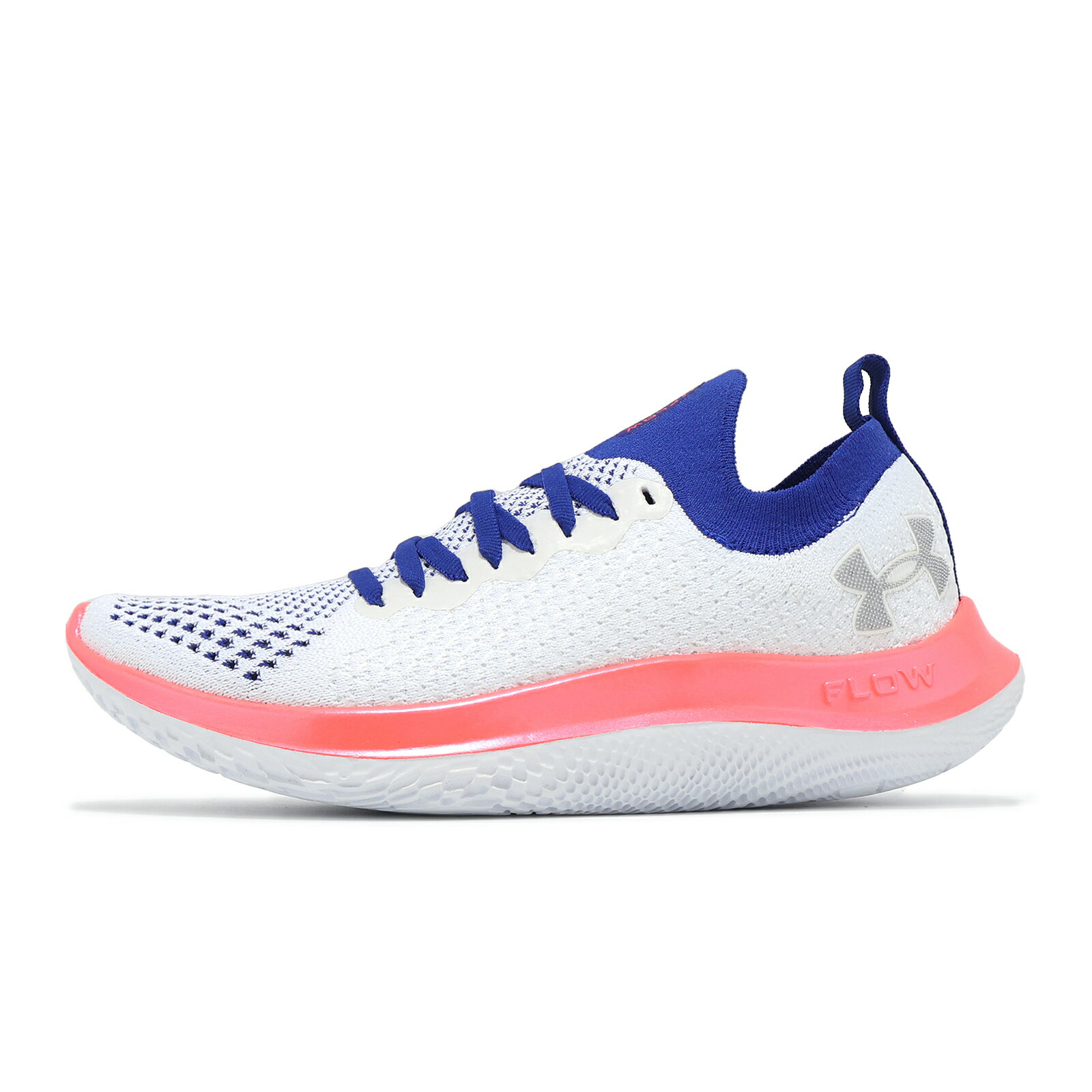 Under Armour UA 慢跑鞋 Flow Velociti SE 女鞋 白 藍 紅 編織 輕量 緩衝 運動鞋 UA 3024017105