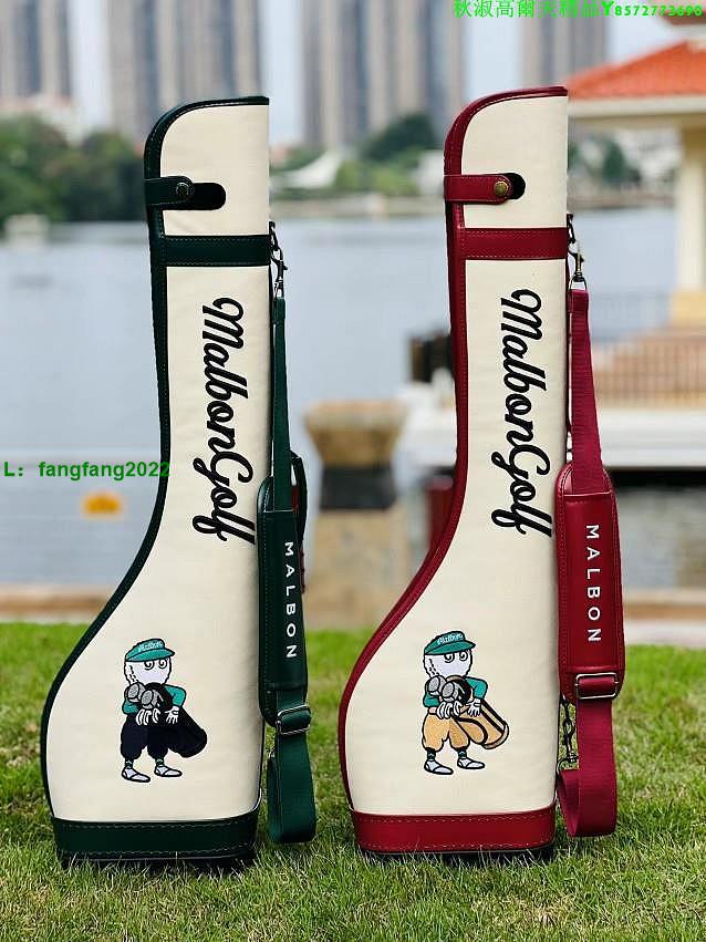 新款韓國malbon高爾夫槍包 帆布GOLF槍袋便攜式小球包男女款