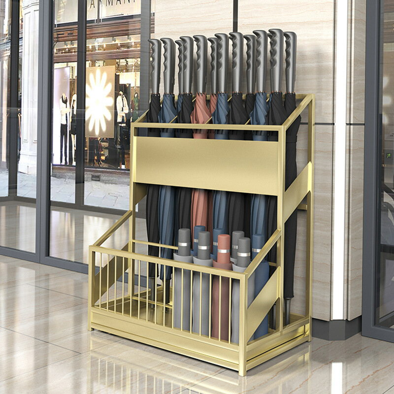 雨傘架 雨傘桶 雨傘收納架 輕奢雨傘收納架酒店大堂商用放傘置售樓雨傘箱家用原創雨傘桶 1