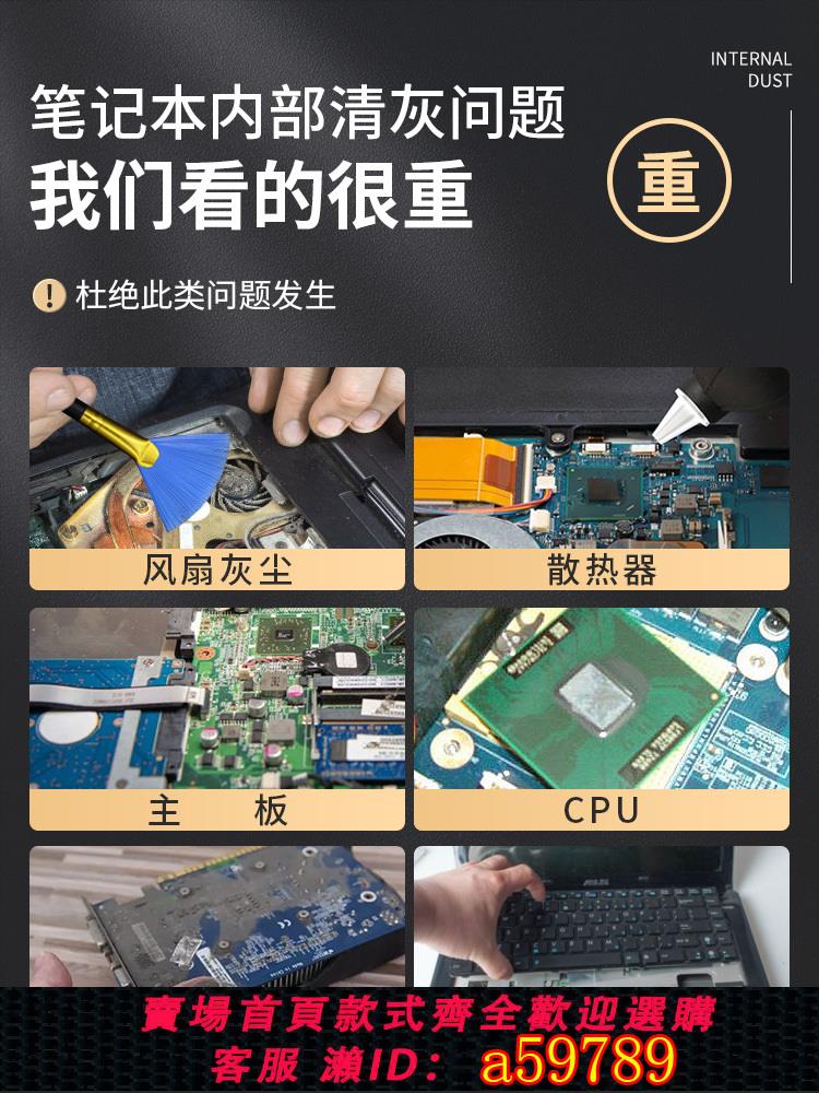 【臺灣公司 可打統編】筆記本清灰工具套裝電腦拆卸清理清潔風扇灰塵拆機螺絲刀維修專用