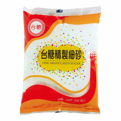 台糖精緻細砂糖1kg*20【愛買】