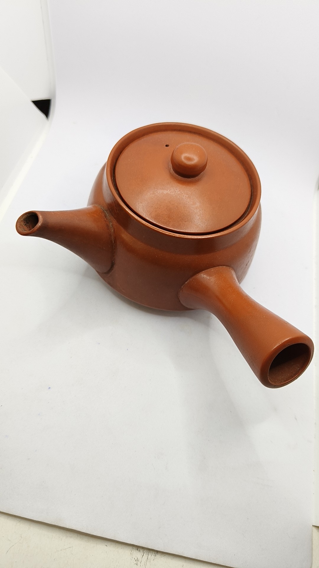日本迴流 側把壺 朱泥常滑燒 茶壺 老壺