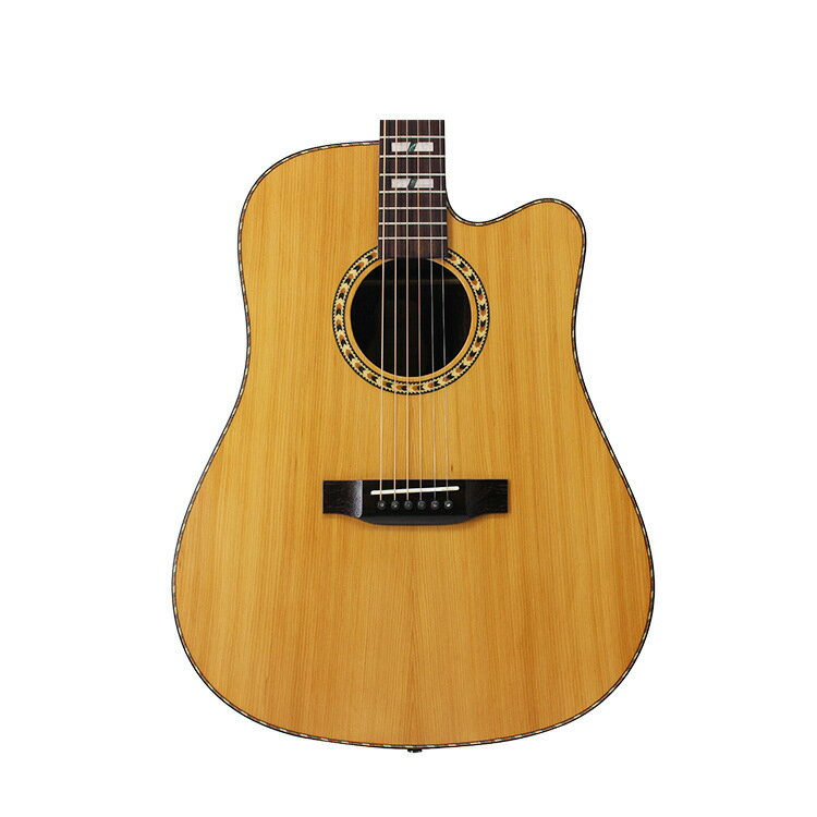 免運 現貨速發GW 41寸紅松玫瑰木啞光面單 民謠吉他 初學者木吉他 1