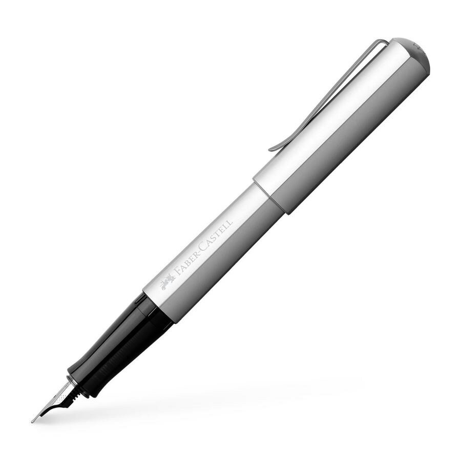 FABER-CASTELL 輝柏 HEXO系列 銀色筆桿 F/EF筆尖 鋼筆 /支 150511/150512