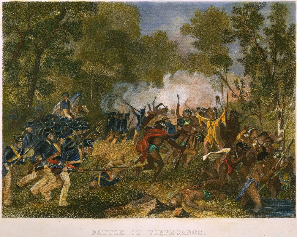 Posterazzi: Battle Of Tippecanoe 1811 Na US Force Under General William ...