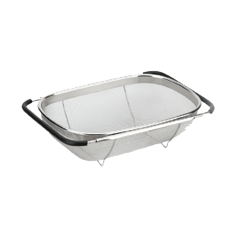 洗菜盆瀝水洗水果洗米盆瀝水可伸縮瀝水架晾乾碗盤晾碗水槽放碗架廚房收納【AAA3578】