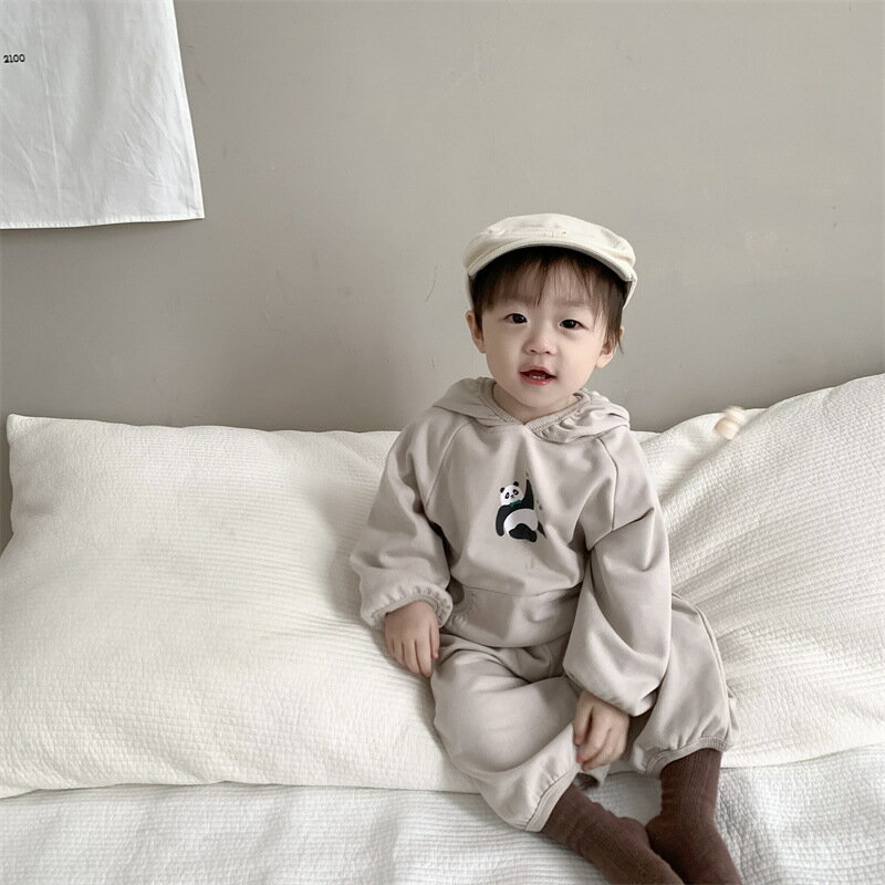兒童春季衣服兒童春季衣服韓版童裝春裝嬰兒寶寶衛衣套裝