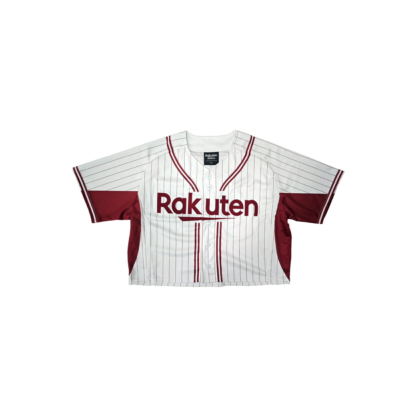 2026 Rakuten 主場條紋短版球衣-白 1
