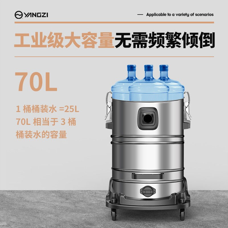 【詢價有驚喜】工業吸塵器大功率工廠工地強力大吸力洗車美縫地毯保潔商用吸塵器 6