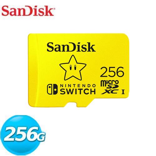 SanDisk Nintendo Cobranded microSDXC 256GB 專用記憶卡