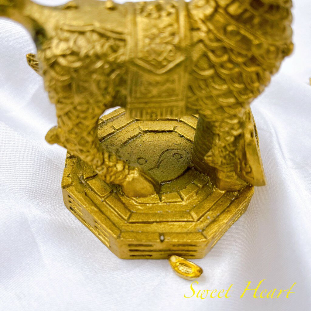 Sweet Heart 田芯開運精選 💯銅麒麟 麒麟踩八卦 一對 鎮宅 擋煞 招財進寶 大對 加持 開光加持 6