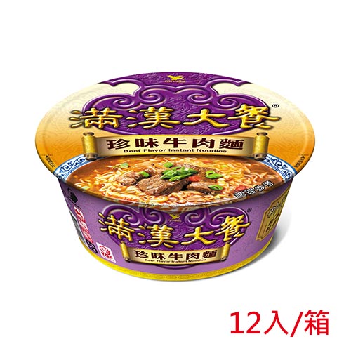 統一滿漢大餐珍味牛肉麵12碗(箱)【愛買】