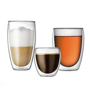 【蛋形雙層玻璃杯】高質感 雙層玻璃杯 玻璃杯 保溫杯 咖啡杯 飲料杯 雙層杯 保溫隔熱杯