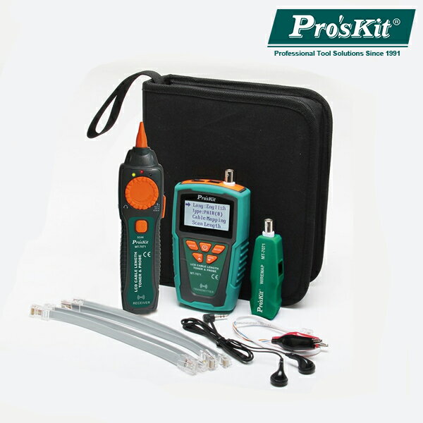 ProsKit寶工 MT-7071 LCD音頻線長查線器 尋線器 非接觸 網路查線器 驗電器