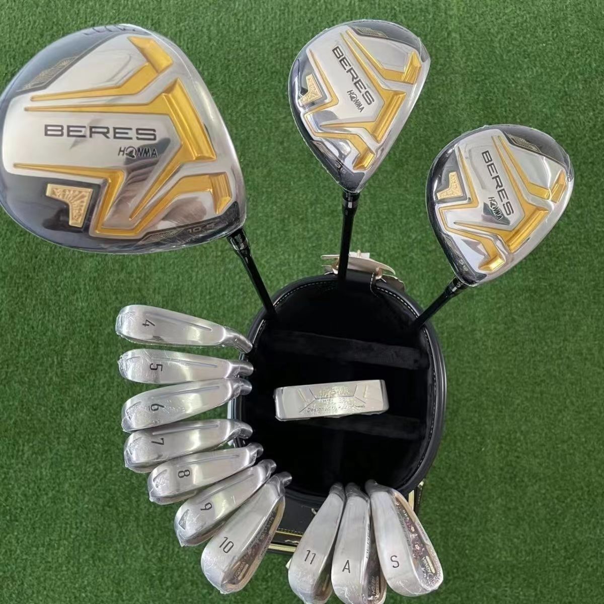 HONMA紅馬高爾夫球桿會津繪套桿男BERES/S08全套GOLF