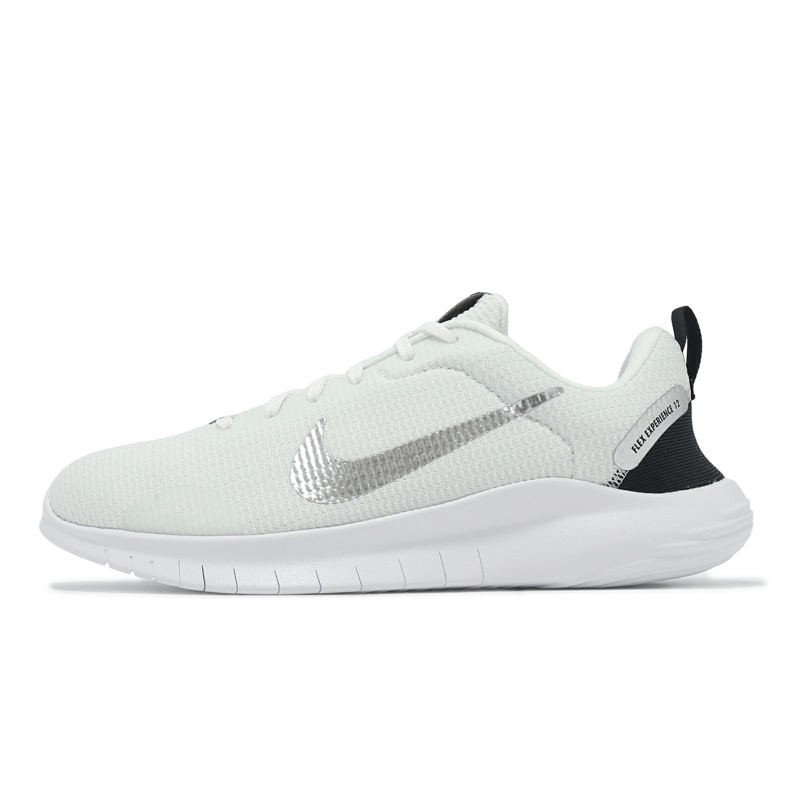 Nike 慢跑鞋 Wmns Flex Experience Run 12 PRM 女鞋 白 銀 輕量 運動鞋 FZ2114-100