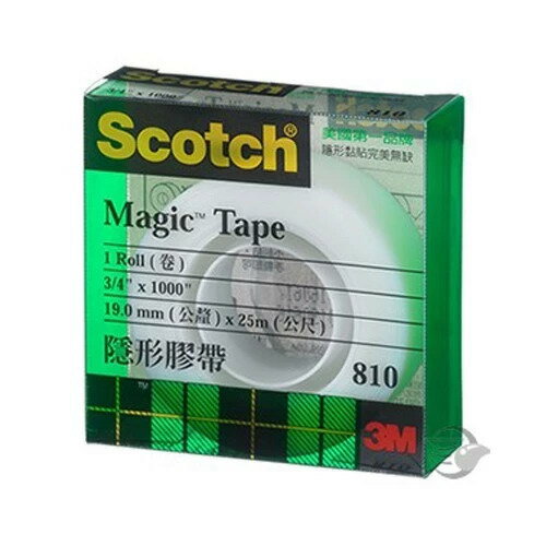【30入】3M Scotch 隱形膠帶 810LM 19mm*25m