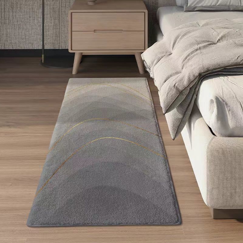 床邊毯臥室地毯加厚仿地墊輕奢長條沙發客廳床前地面鋪墊一件代發