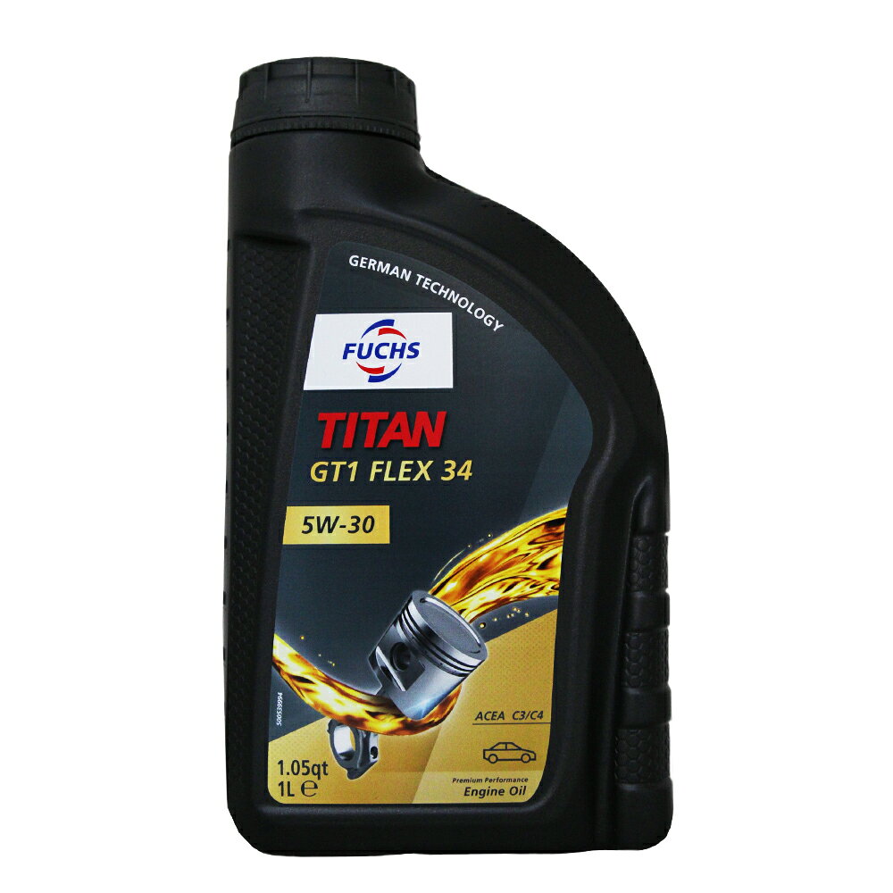 FUCHS TITIAN 5W30 GT1 FLEX 34 C3 福斯合成機油