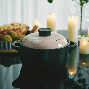 日式陶瓷米線砂鍋煲湯家用煤氣灶專用燉鍋湯鍋1入