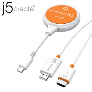 【最高9%回饋 5000點】j5 凱捷 1080p 高畫質 無線USB-C / HDMI 影音傳輸器 JVAW62