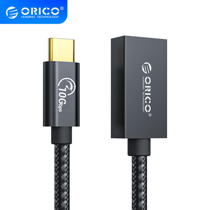 【全館免運】orico奧睿科usb3.1gen2轉接線type-c轉usb全功能公對母otg數據線延長線連線hub