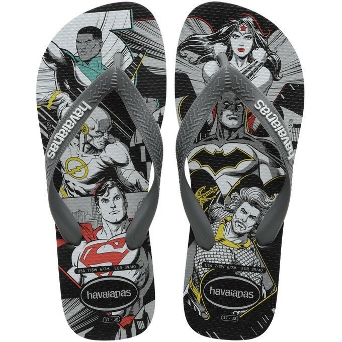 havaianas 哈瓦士 巴西人字拖 男款 Top Heroes DC 正義聯盟 涼鞋 拖鞋 夾腳拖 海灘鞋＊夏日微風＊