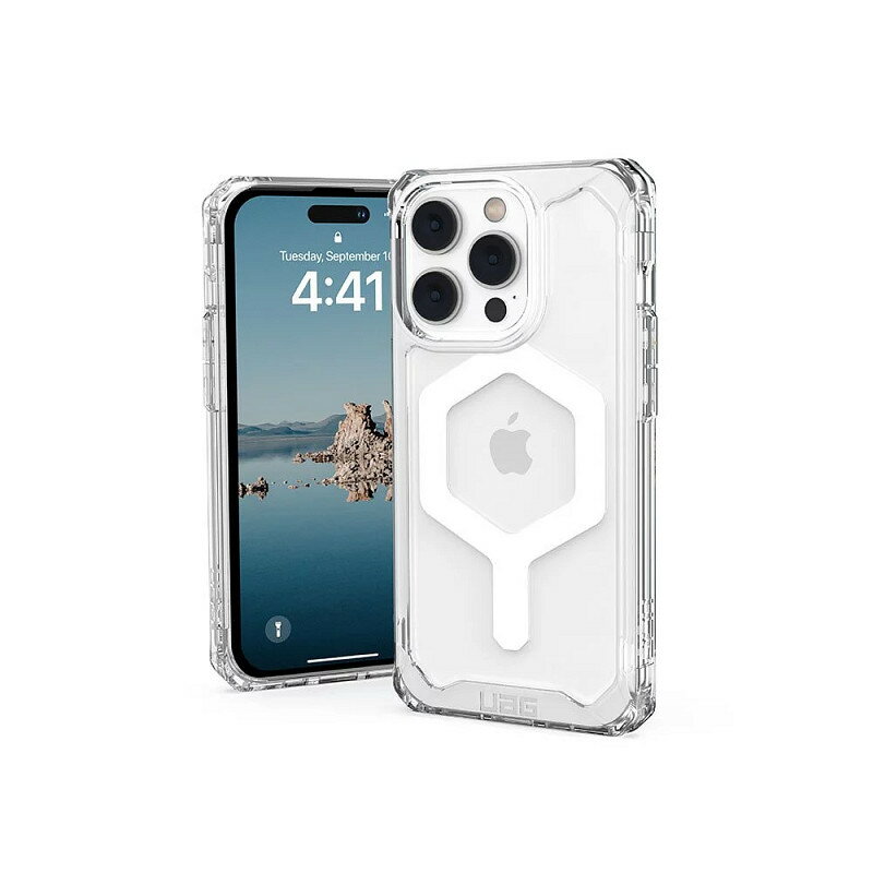 【領券再折】UAG-APPLE-IPHONE-14PRO-Magsafe耐衝擊保護殼-極透明【APP 4%】