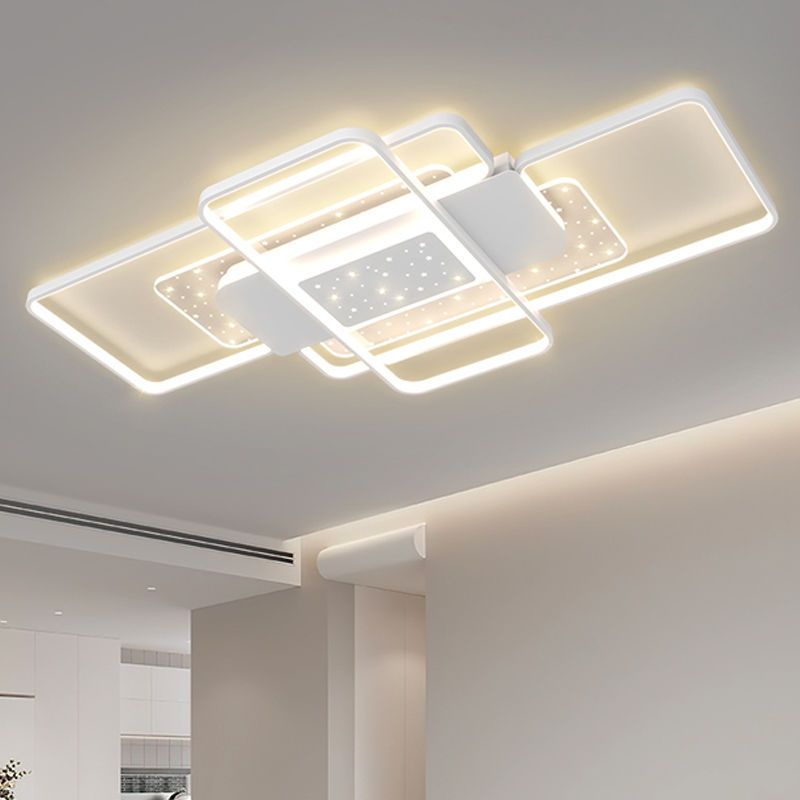 吸頂燈2022年新款客廳燈照明簡約白色臥室燈餐廳吊燈全套燈具