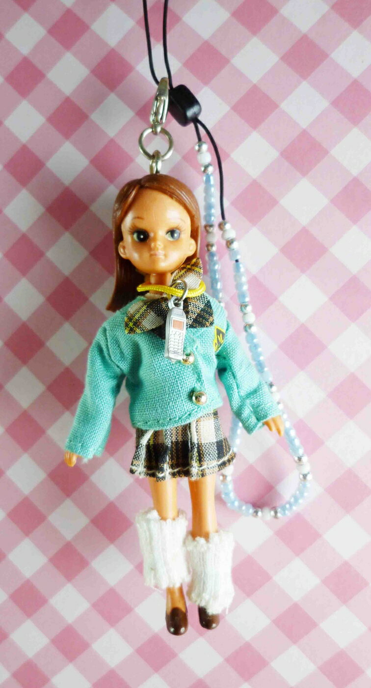 【震撼精品百貨】NEO LICCA麗卡 鑰匙圈吊飾-學生服綠 震撼日式精品百貨