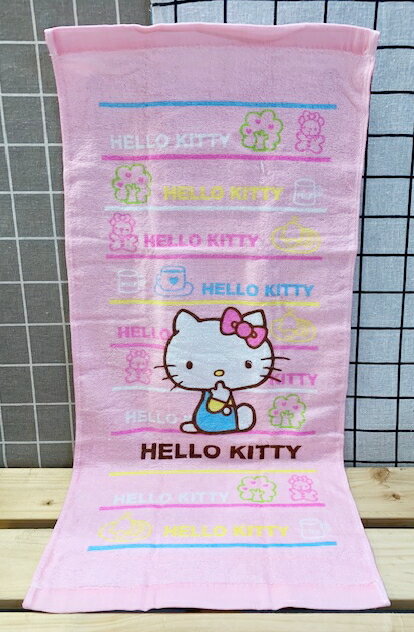 【震撼精品百貨】Hello Kitty 凱蒂貓 日本三麗鷗 KITTY中毛巾/童巾(2入)-杯子#01813 震撼日式精品百貨