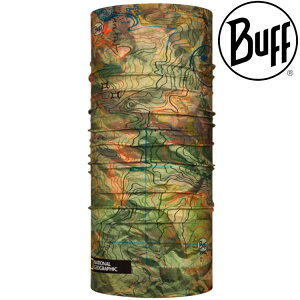 Buff 國家地理頻道 經典頭巾 Plus 126758-854 地形卡其