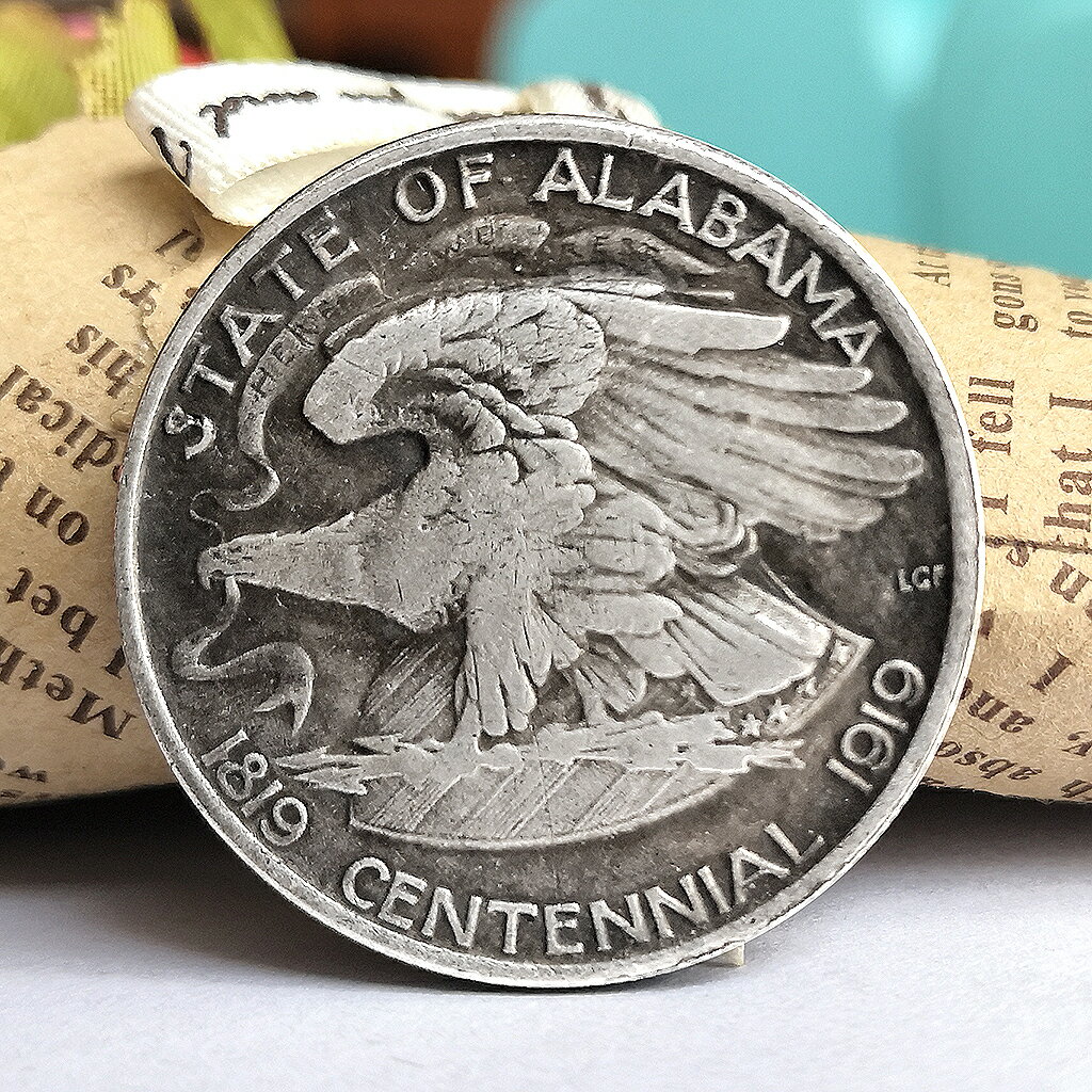 1921年阿拉巴馬紀念半美元硬幣50美分銀幣仿古錢幣古幣紀念幣| 協貿國際日用品生活3館| 樂天市場Rakuten