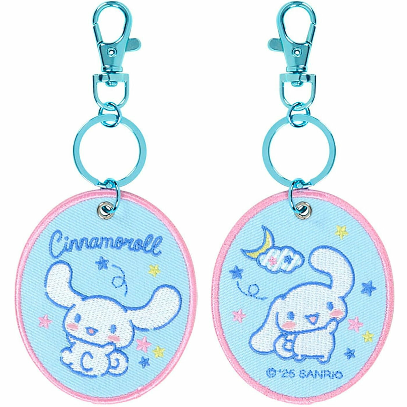 asdfkitty*大耳狗 刺繡吊牌鑰匙圈 掛飾 吊飾-日本正版