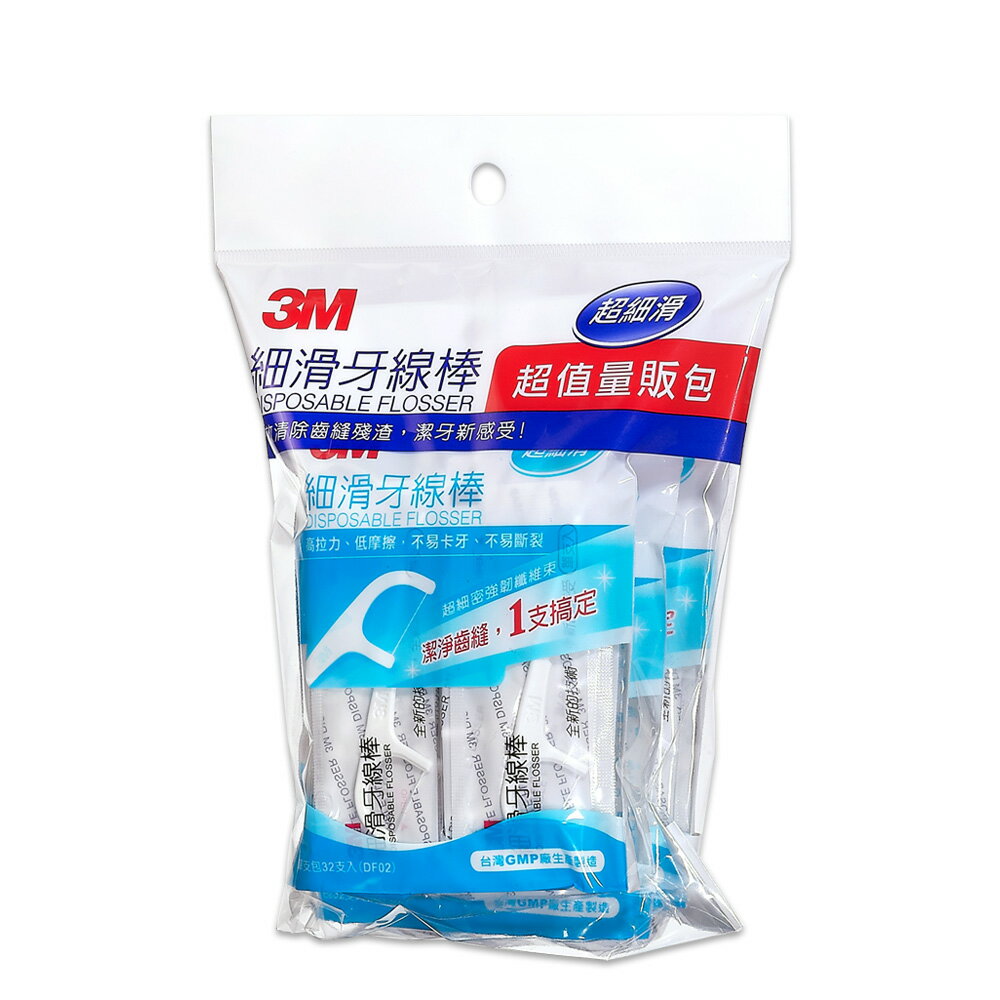 3M 細滑牙線棒單支裝量販包