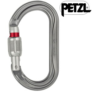 Petzl M33A SL OK ScrewLock 帶鎖鉤環/O型勾環/輕量勾環 銀色