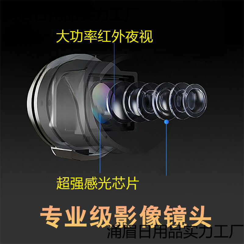 2025新款水下高清探頭探魚器可視釣魚攝像頭水底看魚神器運動戶外鑫弘-戶外運動