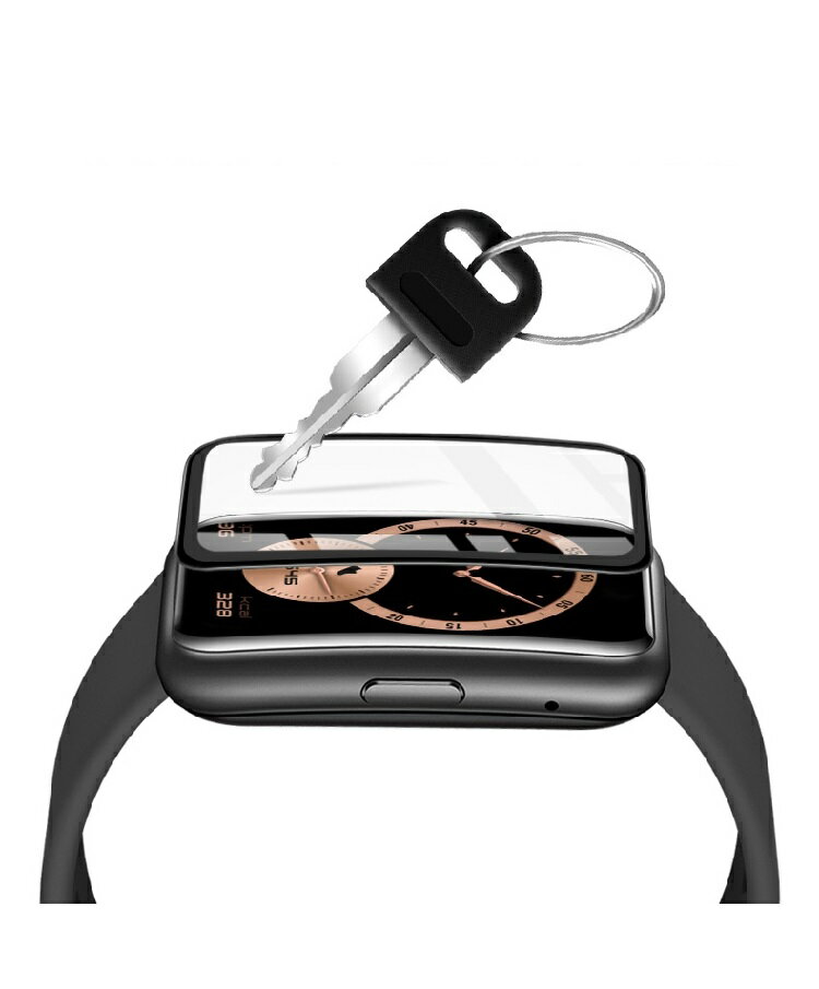 3D曲面複合】Fitbit inspire HR 熱彎膜PMMA+PC 防刮耐刮全螢幕保護膜