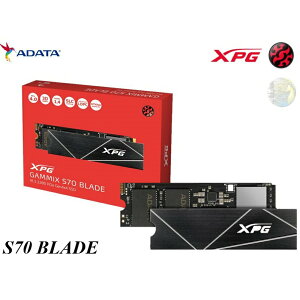 支援PS5【ADATA 威剛】XPG S70 BLADE 2TB 1TB M.2 2280 Gen4固態硬碟