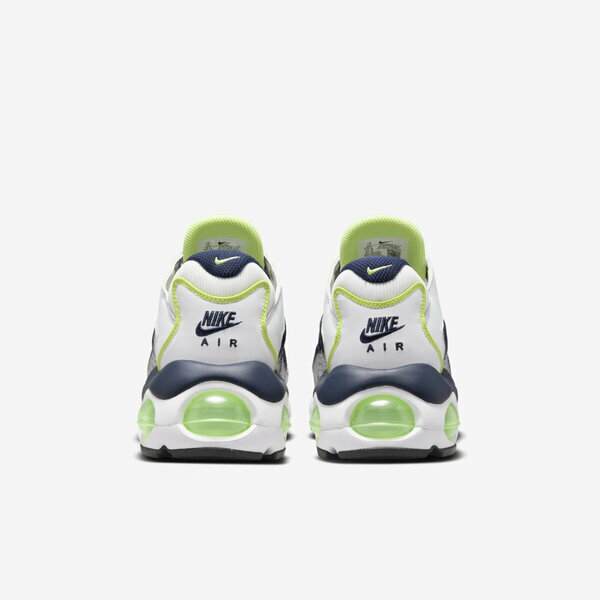 Nike Air Max TW [DQ3984-101] 男 休閒鞋 運動 慢跑 氣墊 透氣 復古 放射線條 白 深藍 2