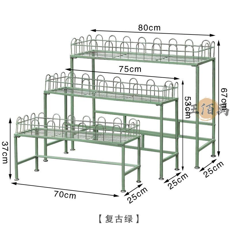 台灣公司 【宅配免運】陽臺花架 階梯式 花架 園藝架 鐵藝做舊 花架置物架 盆栽架 花盆架 植物架 戶外花架 小層架 整理架工廠現貨直銷 全館八折 售後保障 店長新品推薦 S930 0