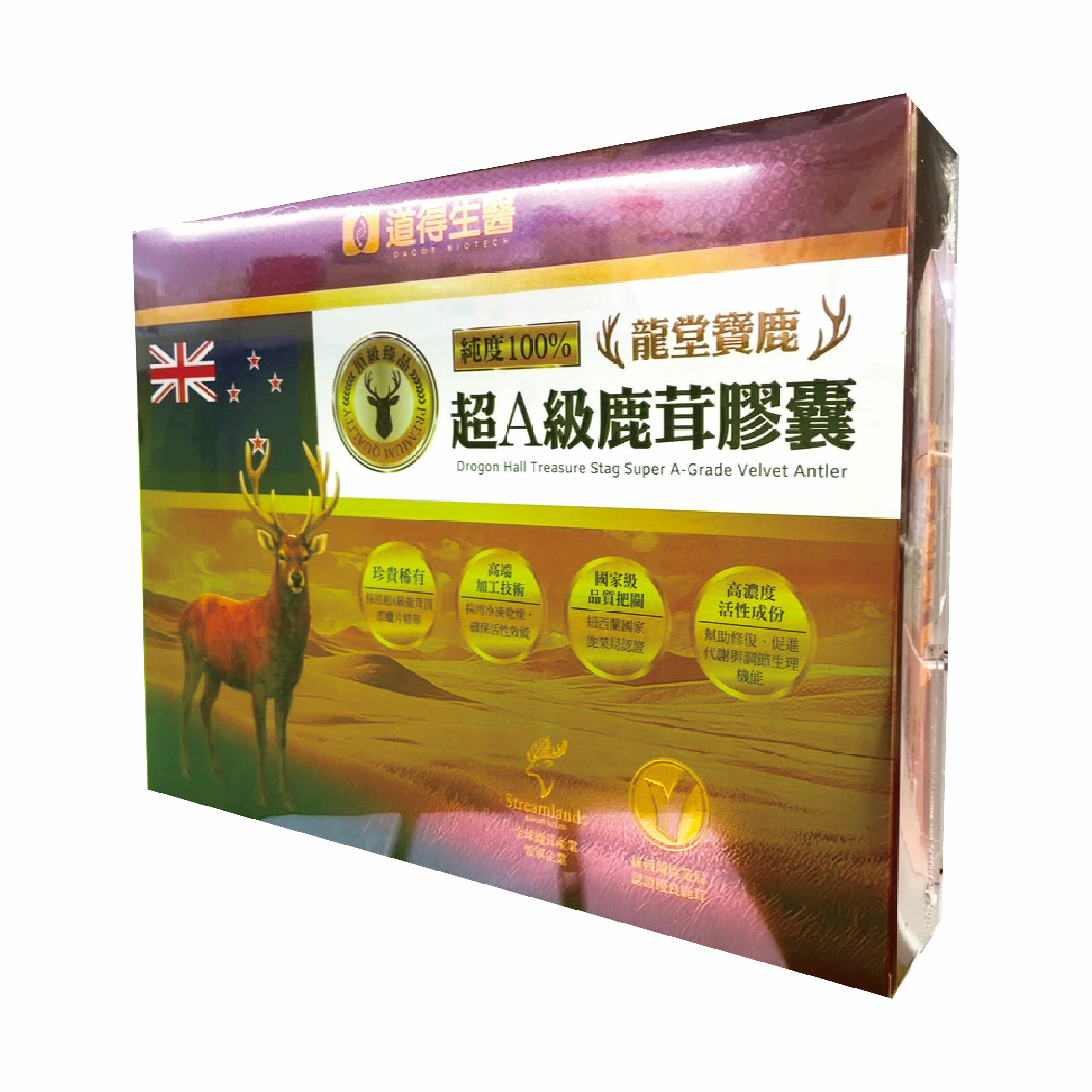 道得生醫龍堂寶鹿超A級鹿茸120粒/盒台灣公司貨| 元康藥局| 樂天市場Rakuten