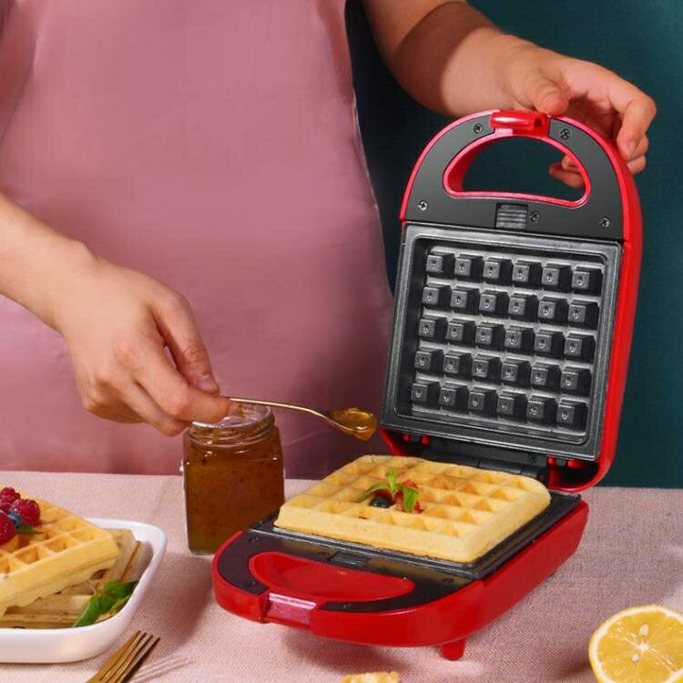 三明治早餐機 三明治機早餐機麵包機輕食機家用帕尼尼華夫餅機多功能吐司壓烤機