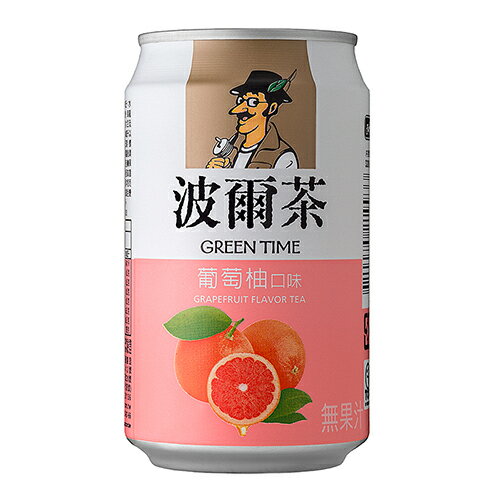 波爾茶葡萄柚320ml*6【愛買】