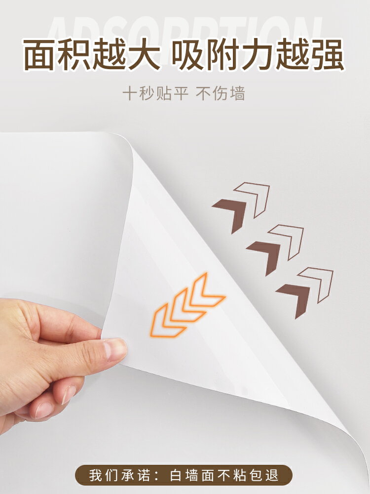 {可打統編 保固一年}投影幕布家用投影儀幕布貼紙白色白天抗光防眩暈靜電吸附貼墻壁紙 3