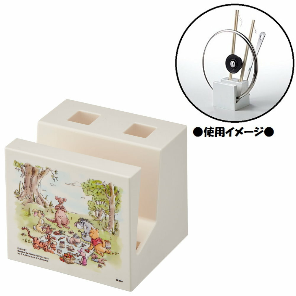 asdfkitty*小熊維尼 鍋蓋架/湯匙架/筷架-日本正版商品