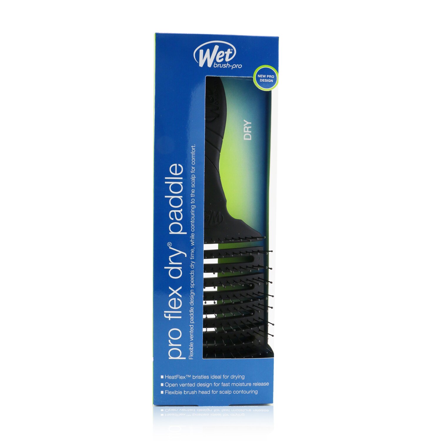Wet Brush - Pro Flex Dry Paddle - # 黑色